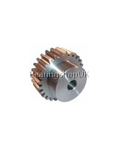 1 Mod x 12 Tooth Metric Spur Gear in Stainless Steel