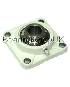 TP-SUCF204 20mm Thermoplastic 4 Bolt Flange Bearing (White)
