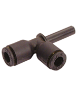 LE-3183 08 00 Plug-in Equal Tee with Plastic Tailpiece