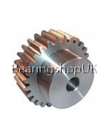 1 Mod x 15 Tooth Metric Spur Gear in Stainless Steel