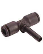LE-3188 06 00 Plug-in Equal Compact Tee with Plastic Tailpiece