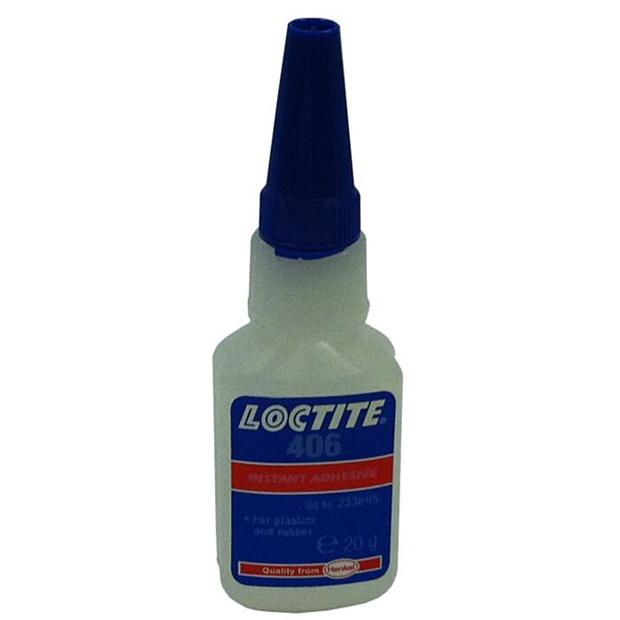 Loctite 406 plastics and rubbers Adhesive 20g
